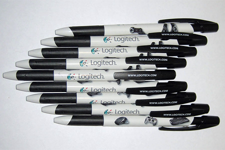 Готовые ручки с имиджами Logitech